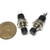 2 Pieces NC Black normally closed Mini Push Button Momentary OFF ON Switch A2