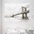 Ambesonne New York Tapestry, Digital Drawn Brooklyn Bridge Unusual Graffiti Style Old Urban Cityscape Print, Wide Wall Hanging for Bedroom Living Room Dorm, 80" X 60", Brown White