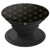 Geometric black design with classy patterned lines PopSockets Grip and Stand for Phones and Tablets