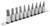 Performance Tool W1387 Performance Tool 10-Piece SAE Hex Bit Socket Set