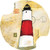 Thirstystone Lighthouse I Car Cup Holder Coaster, 2-Pack