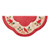 Kurt Adler Red Treeskirt with Cardinal Appliques