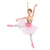 Kurt Adler 6.25-Inch Resin Ballerina Ornament