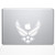 The Decal Guru Air Force MacBook Decal Vinyl Sticker - 11" MacBook Air - White (1333-MAC-11A-W)
