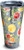 Tervis 1335174 Yao Cheng - Citrus Stainless Steel Insulated Tumbler with Clear and Black Hammer Lid, 30oz, Silver