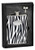 Visol Holiday Essential II Zebra Black & White Leather Liquor Flask Gift Set, 8 oz, Silver