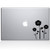 The Decal Guru Flowers MacBook Decal Vinyl Sticker - 13" MacBook Air - White (1062-MAC-13A-W)