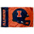 College Flags & Banners Co. Illinois Fighting Illini Football Helmet Flag