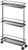 Yamazaki Home Tower Rolling Kitchen Storage Cart  Portable Organizer Shelves