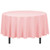 LinenTablecloth 90-Inch Round Polyester Tablecloth Pink