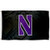 College Flags & Banners Co. Northwestern Wildcats Black Flag