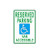 ALEKO WSN03 Aluminum Metal Handicap Parking Sign Reserved Parking 18 x 12 Inches