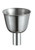 Visol Junior Stainless Steel Flask Funnel, Small, Silver