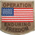 EagleEmblems PM0432 Patch-Enduring Freed.USA (3.5'')