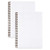 (2-Pack) B5 Dot Grid Notebook 100gsm Spiral Journal 7.1 x 10 inches - 80 Sheets Per Book, Thick Dotted Paper, Wirebound