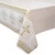 Gold & Silver Radiant Cross Religious Plastic Tablecloth, 84" x 54"