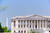 US Senate side of US Capitol with Washington Monument in background Washington DC Poster Print by Panoramic Images (24 x 18)