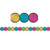 Teacher Created Resources 3498 Chalkboard Brights Circles Die-Cut Border Trim
