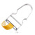 Viski 9566 Professional: Stainless Steel Citrus Peeler, One Size, Silver