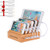 Bamboo Charging Station for Multiple Devices - Family Charge Docking Station&Organizer - 5 USB Port include 1 QC 3.0 - Compatible with iPhone iPad and Android Phone and Tablet -5 Short Cables Included