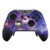 eXtremeRate Nebula Galaxy Patterned Faceplate Cover, Soft Touch Front Housing Shell Case, Comfortable Soft Grip Replacement Kit for Xbox One Elite Controller Model 1698