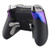 eXtremeRate Chameleon Purple Blue Rubberized Right Left Side Rails, Replacement Rear Handle Grips, Back Panels Faceplates Kits for Xbox One Elite Controller (Model 1698)
