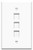Legrand - On-Q WP3303WH Single Gang Oversized Wall Plate, 3Port, White