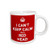 3dRose 222843_1"I Cant Keep Calm Head Red Mug, 11 oz