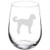 Wine Glass Goblet Labradoodle (17 oz Stemless)