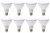 65 Watt Replacement BR30, LED Light Bulb, 8 Pack, Warm White, Dimmable E26 Edison Base, 90+ CRI