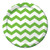 Creative Converting Celebrations 96 Count Chevron Paper Dinner Plates, 8.75", Fresh Lime