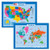 Palace Curriculum World Map and USA Map for Kids - 2 Poster Set - Laminated - Wall Chart Poster of The United States and The World (18 x 24)