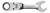 GearWrench 9553 12mm Stubby Flex-Head Combination Ratcheting Wrench
