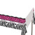 Creative Converting Thirty-Licious Plastic Banquet Table Cover, 54 by 108-Inch