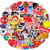 Stickers Pack Cool, 100 Pcs Vinyl Waterproof Tide Brand Stickers, for Laptop, Luggage, Car, Skateboard, Motorcycle, Bicycle Decal Graffiti Patches