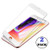 skyLink iPhone 7/ iPhone 8 Premium [Edge to Edge Full Coverage Protection] Tempered Glass Screen Protector 2-Pack (White) with Worry-Free Installation Frame.