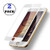 skyLink iPhone 7 Plus/iPhone 8 Plus Premium [Edge to Edge Full Coverage Protection] Tempered Glass Screen Protector 2-Pack (White) with Worry-Free Installation Frame.