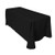 Craft And Party Premium Polyester Tablecloth - for Wedding, Restaurant or Banquet use (Black, 90" x 156" Rectangular)