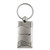 Upgrade Your Auto Dodge Stripe on Satin-Chrome Rectangular Wave Keychain - Officially Licensed