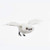 Kurt Adler WHITE FLYING OWL ORNAMENT