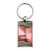 Mazda on Pink Rectangular Wave Keychain - Officially Licensed