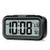 PEAKEEP Smart Night Light Digital Alarm Clock with Indoor Temperature, Battery Operated Desk Small Clock (Black)