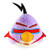 Angry Birds 5" Purple Space Bird Plush Officially Licensed