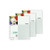 1 Subject 8.5x11 Graph Ruled Sprial Bound Notebook ICE White 3-PACK