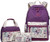 Abshoo Lightweight Canvas Floral Teen Backpacks for Girls School Backpack with Lunch Bag (9G4 Purple)