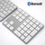 Bluetooth Numeric Keypad, Portable Wireless Bluetooth 34-Key External Number pad with Multiple Shortcuts for Computer Laptop Windows Surface Compatible with Apple iMac Mackbook iPad (White)
