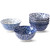 Selamica Porcelain Bowls Set - Set of 6, ceramic bowls for Cereal, Soup, Salad and Pasta, Gift Pack