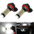 AHEVO High Power 1500 Lumens 158 2014-SMD Super Extremely Bright 6000K White H11LL H8LL H11 H8 H16 LED Bulbs for Fog Light Lamps Replacement (H11, H8,H16 TYPE2 JP)