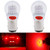 JAVR - Pack of 2 - Red 1157 BAY15D 2057 2357 7528 Extremely Bright LED Light 3014 39 SMD Replacement Bulbs For Tail Brake Light Stop Lights - 12V-15V DC