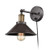 Industrial Hardwired & Plug-in Wall Sconce Light CLAXY Vintage 1 Light Simplicity